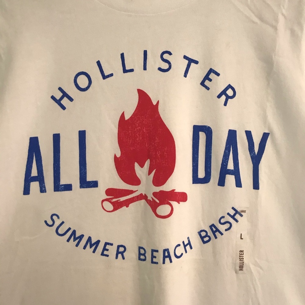 Hollister men’s tee shirt L new without tags - Picture 3 of 6